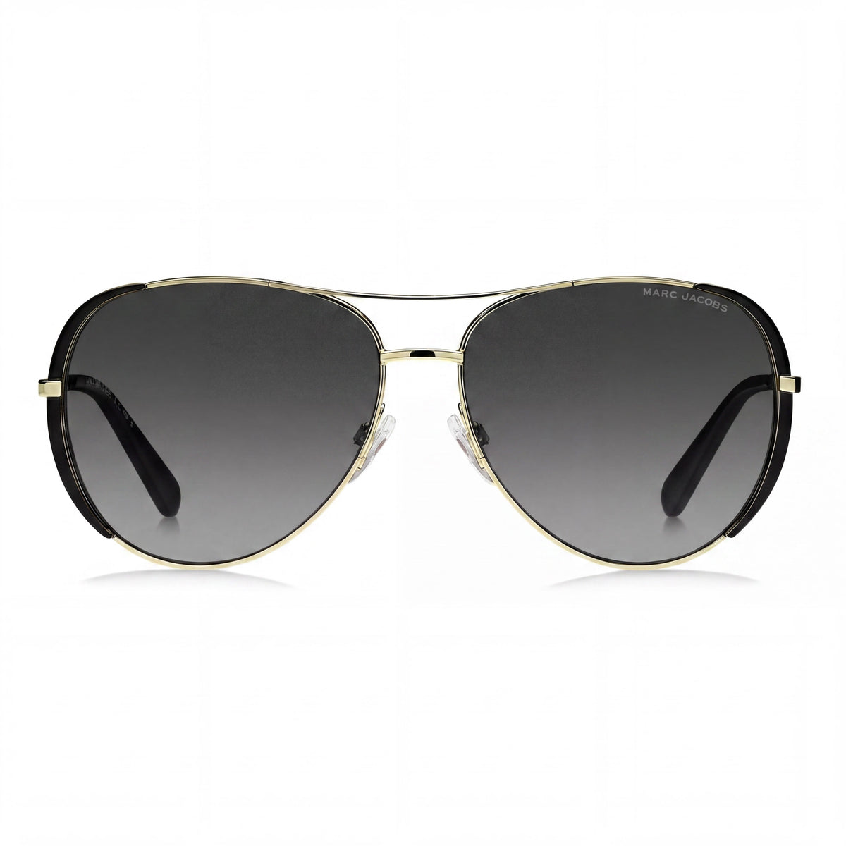 Gafas de sol de aviador Marc Jacobs Modern Gold Black para mujer, 59 mm, Photo 2