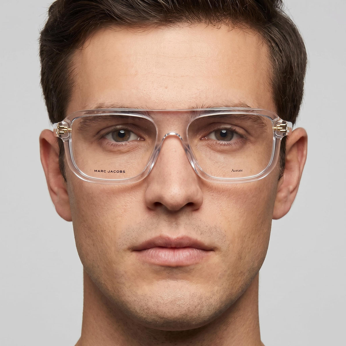 Marc Jacobs Modern Crystal Aviator Eyeglasses for Men, 56mm, Photo 5