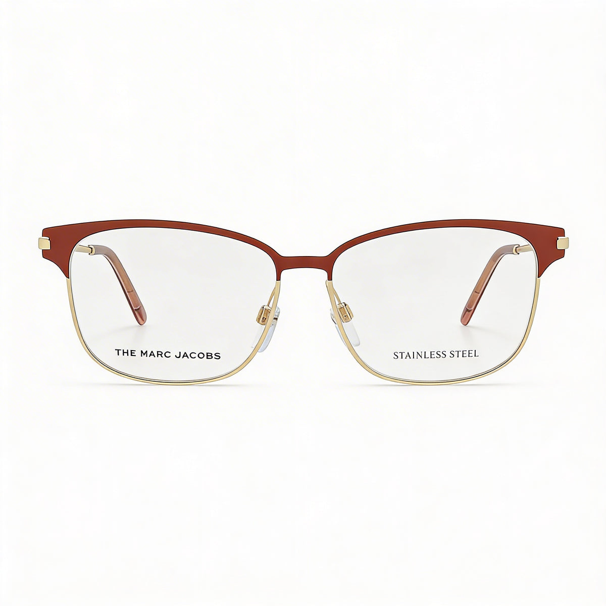 Gafas cuadradas Marc Jacobs Modern Peach para mujer, 54 mm, Photo 2