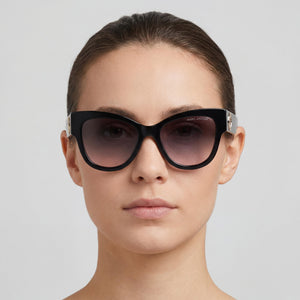 Marc Jacobs Signature Black/Grey Sunglasses Women — lifestyle wear, terrace lunches and slow afternoons