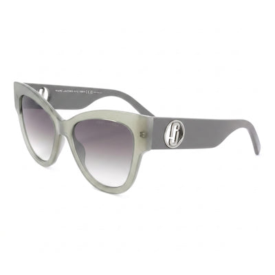 Marc Jacobs Signature Gray Butterfly Sunglasses for Women, Clear lens