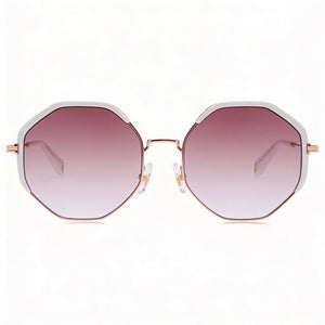 Marc Jacobs Rectangle Sunglasses for Women — front view, Metal frame