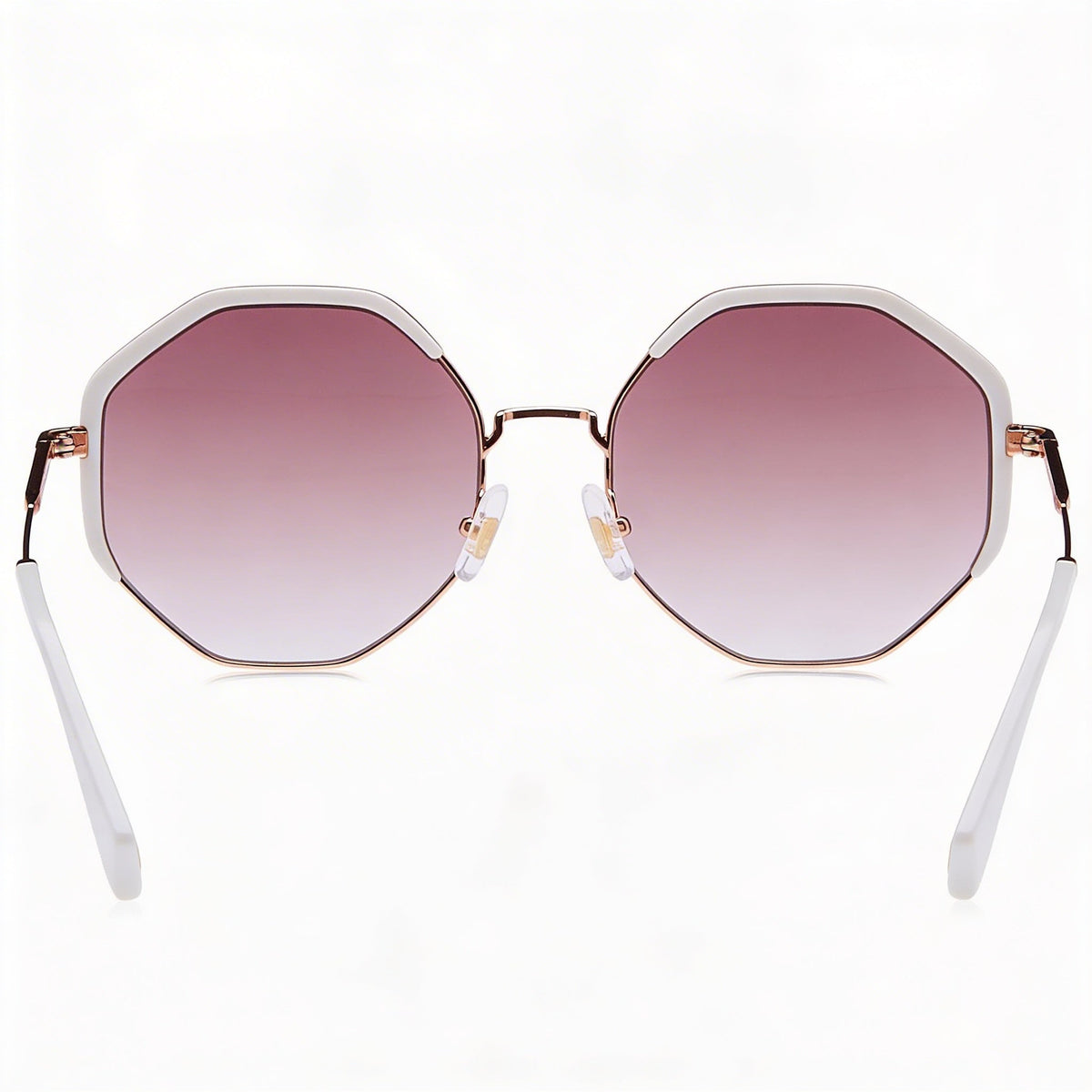 Gafas de sol rectangulares Marc Jacobs 1079/S para mujer, blanco/oro rosa, 56 mm, Photo 4