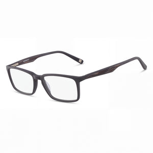 Marchon M-MOORE 035 Gray Rectangle Eyeglasses for Women, Metal frame
