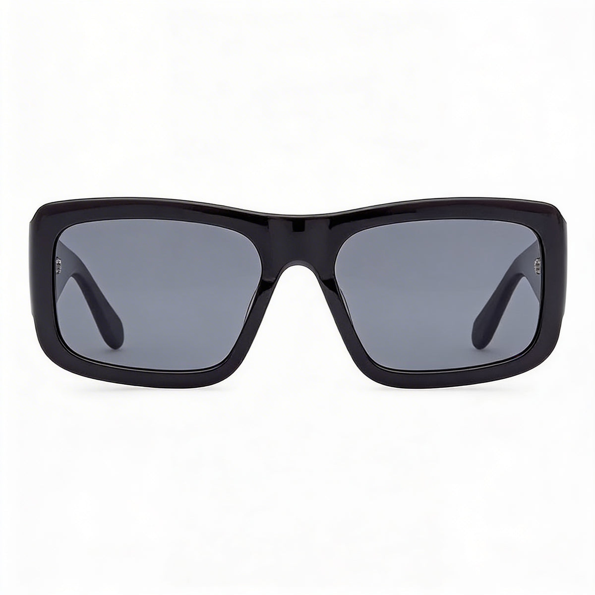 Marcolin Classic Black Rectangle Sunglasses Unisex, 59mm, Photo 2