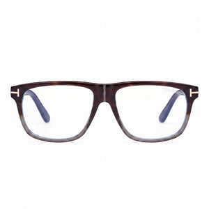 Marcolin FT5978-B Rectangle Eyeglasses for Unisex — front view, Blue Filter Plastic