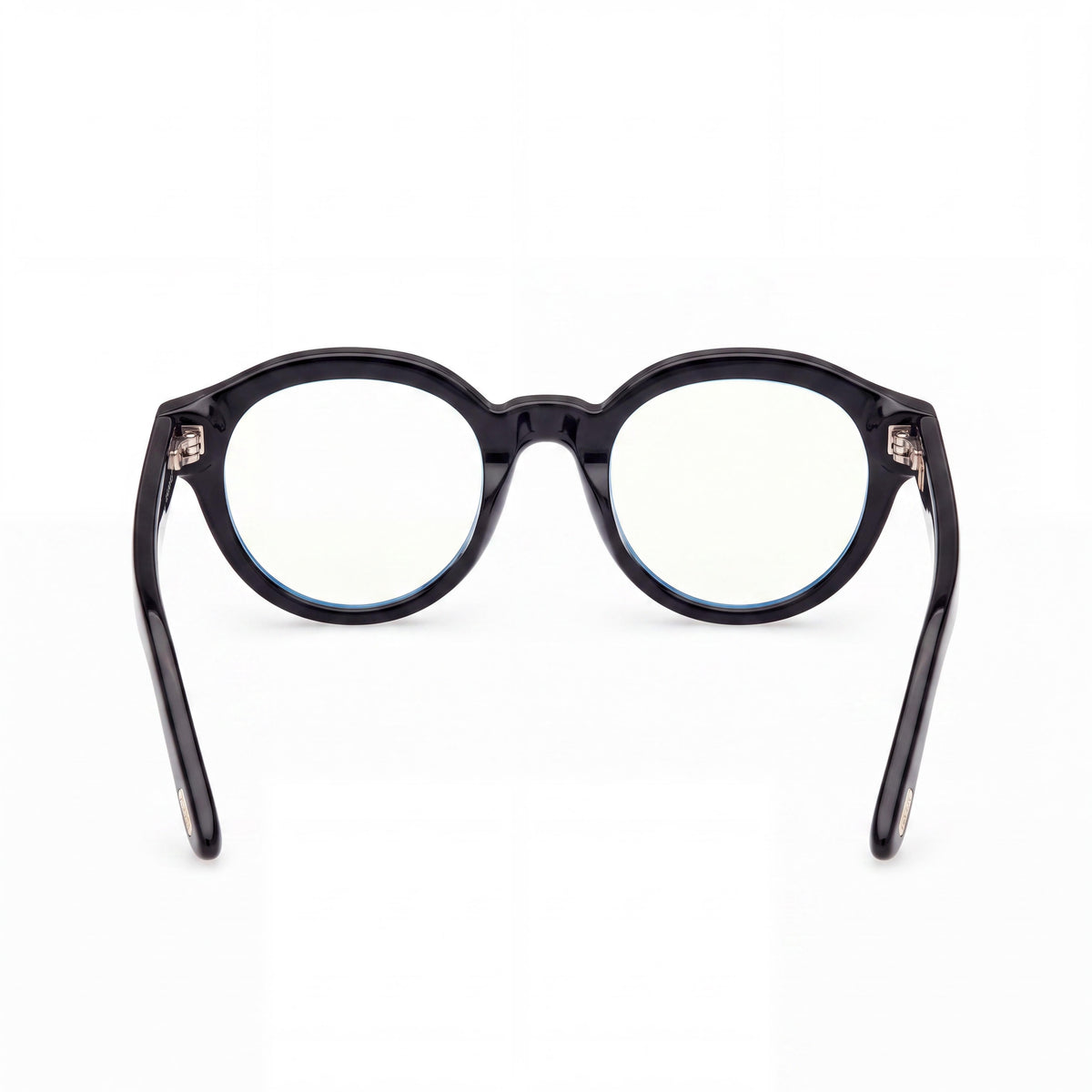 Marcolin FT6037-B Round Shiny Black Eyeglasses for Women, 49mm, Photo 3