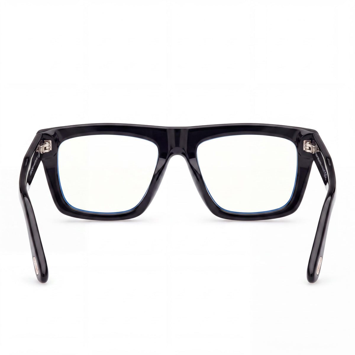 Marcolin FT6059-B Shiny Black Rectangle Eyeglasses Unisex, 54mm, Photo 3