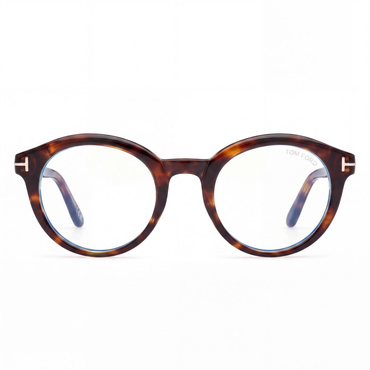 Marcolin Ft6061-b Coloured Havana Round Eyeglasses Unisex, 50mm, Photo 2
