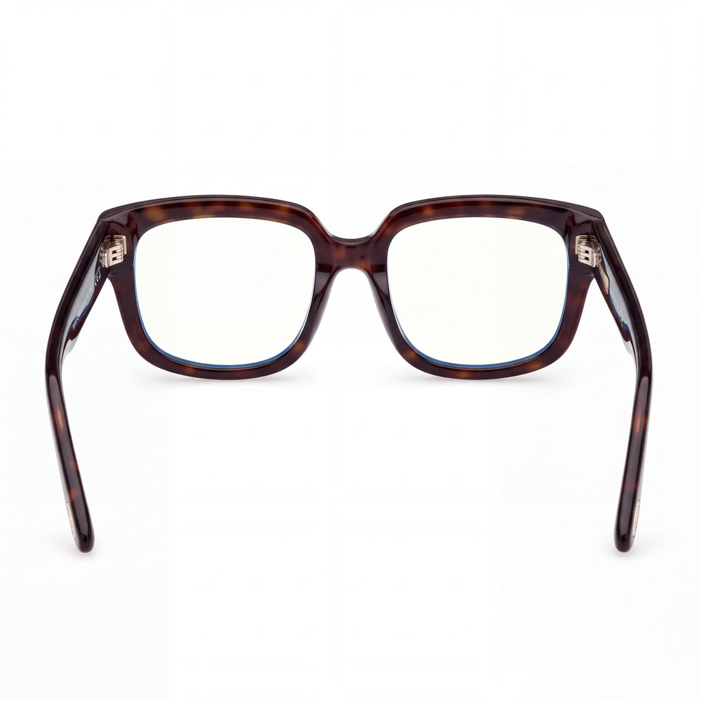 Marcolin FT6094-B Rectangle Eyeglasses for Unisex — front view, Blue Filter Plastic