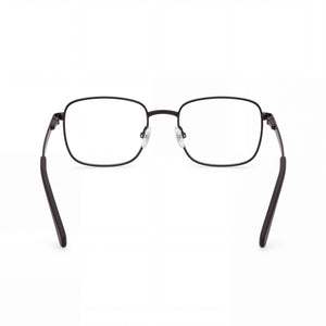 Marcolin GU50074 Rectangle Eyeglasses for Men — interior view, Plastic demo lenses
