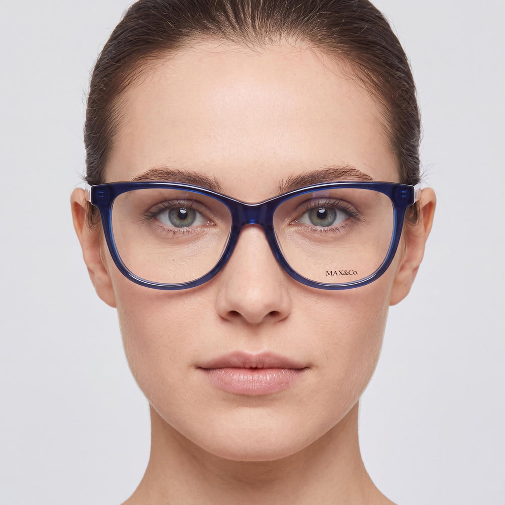 Marcolin MO5075 Square Eyeglasses Women — side view, Multicolored Plastic temples