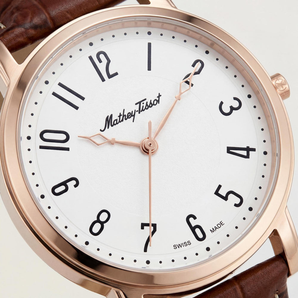 Mathey-Tissot Men's Watch — front view, Quartz movement 40mm