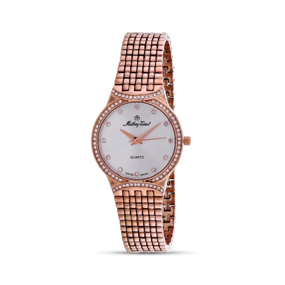 Mathey-Tissot D2681PI Gold Analog Female Watch, 40mm
