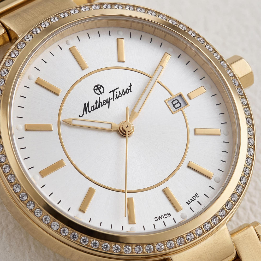 Mathey-Tissot Women's Watch — front view, Quartz movement 40mm
