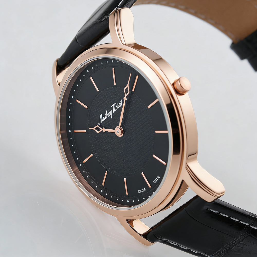 Mathey-Tissot Men's Watch — front view, Quartz movement 40mm