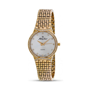 Mathey-Tissot Gold Dial Women's Watch, 28mm