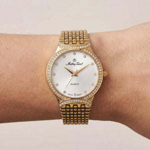Mathey-Tissot Women's Watch — side view, Quartz movement 28mm