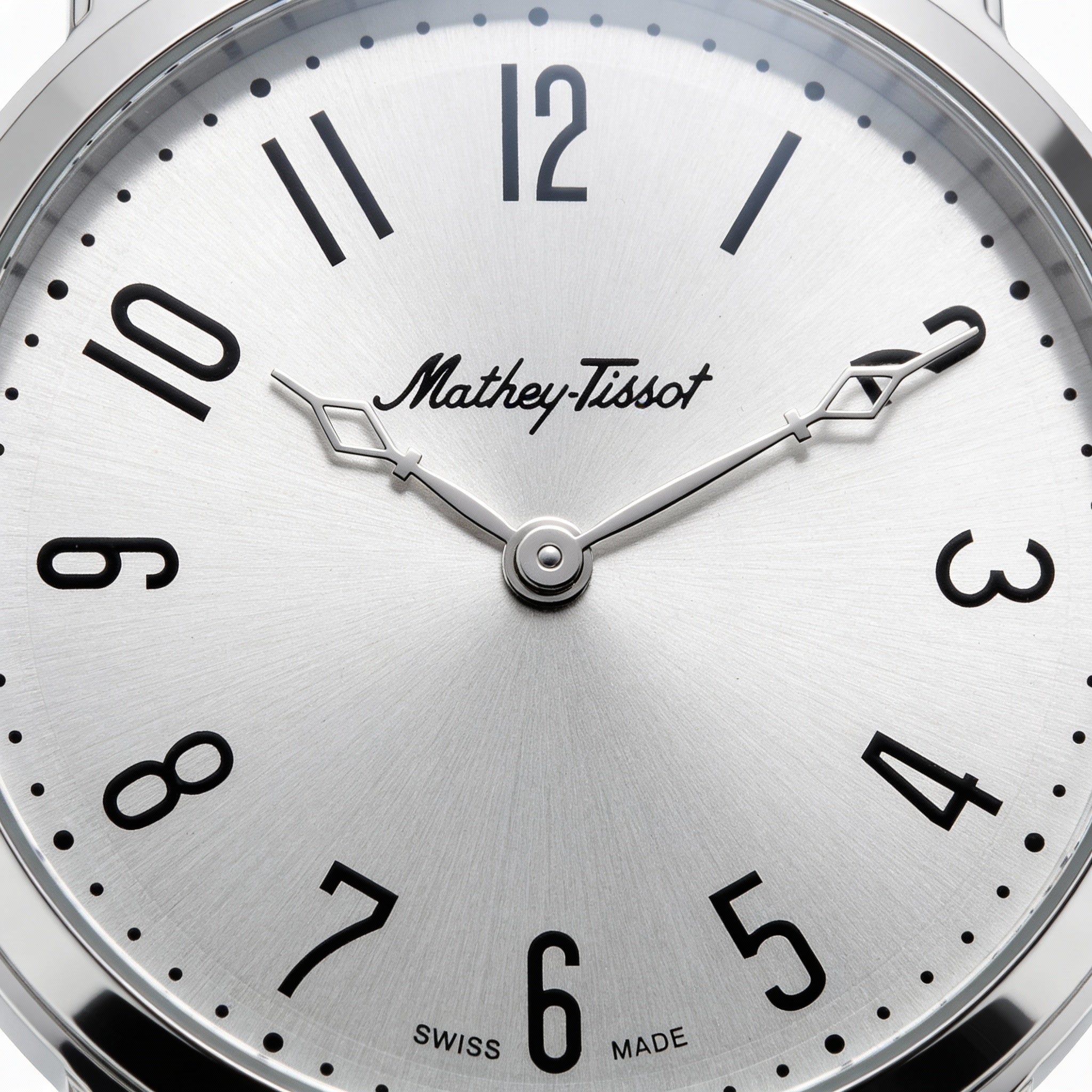 Mathey-Tissot Men's Watch, White Dial Stainless Steel 40mm, Photo 2