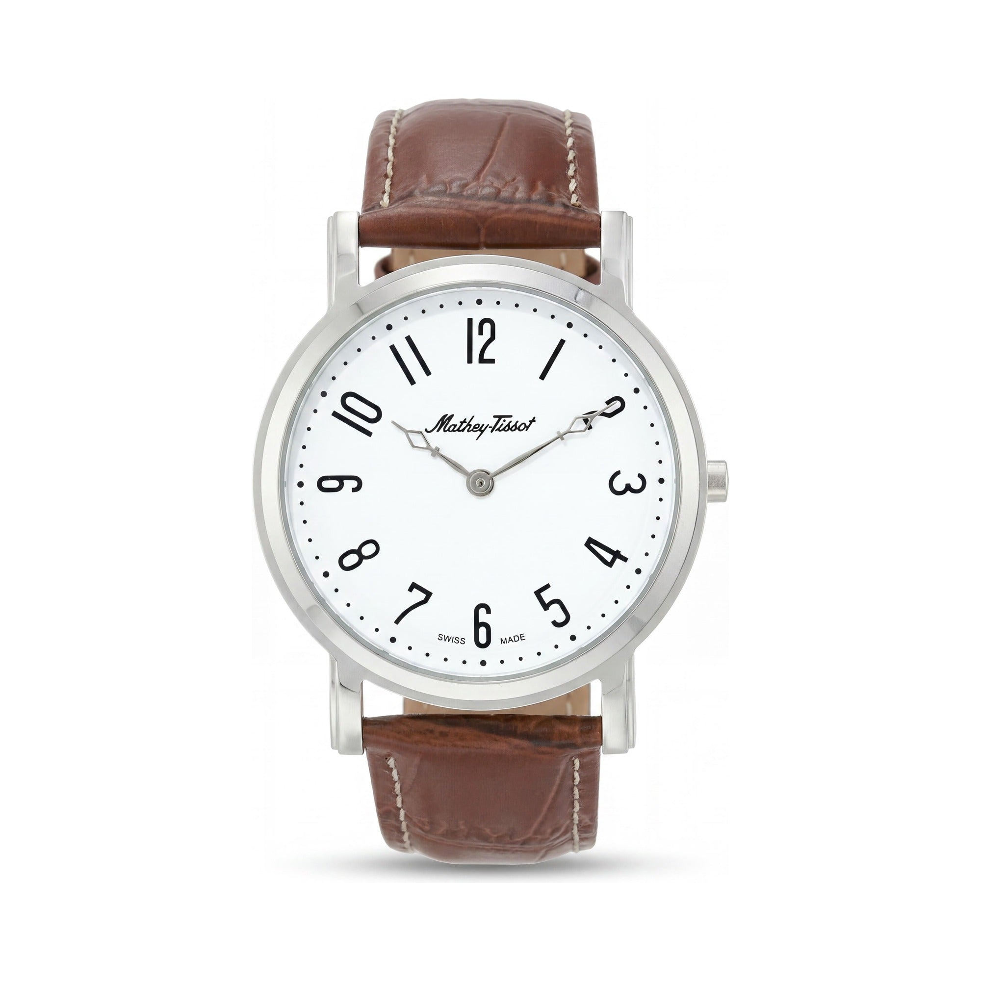 Mathey-Tissot Men's Watch, White Dial Stainless Steel 40mm, Photo 1