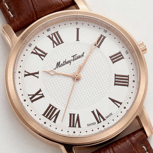 Mathey-Tissot Men's Watch — front view, Quartz movement 42mm