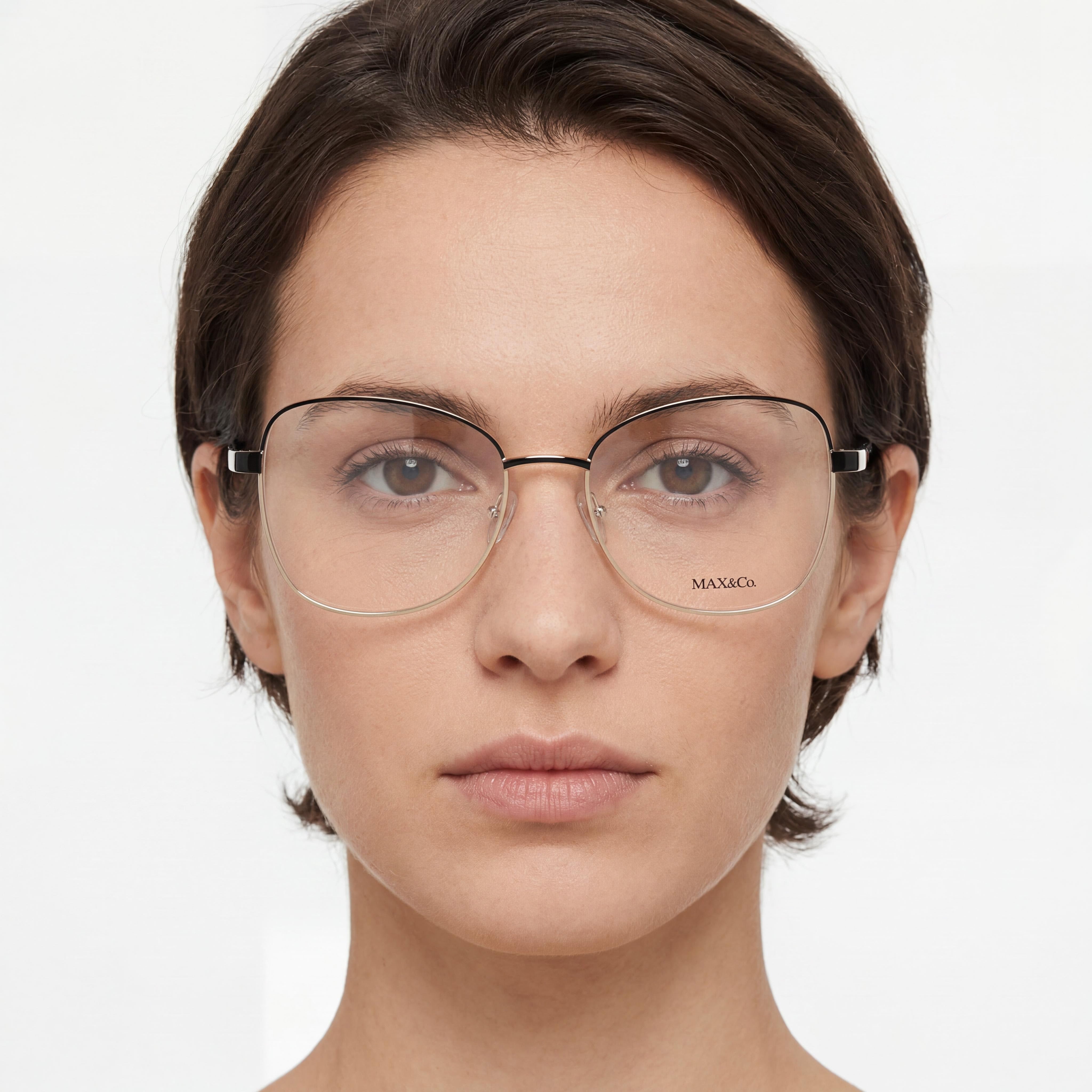 Max & Co. Multicolored Oval Eyeglasses for Women, Metal 52mm, Photo 3