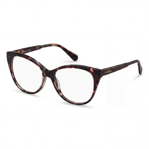 Max & Co. MO5003 Havana Cat Eye Eyeglasses for Women, Plastic frame