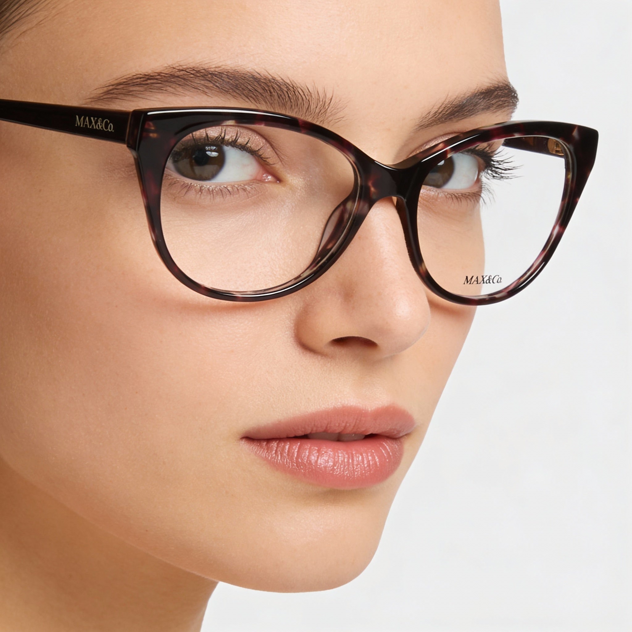 Gafas de sol Max & Co. MO5003 Havana Cat Eye para mujer, plástico, Photo 5
