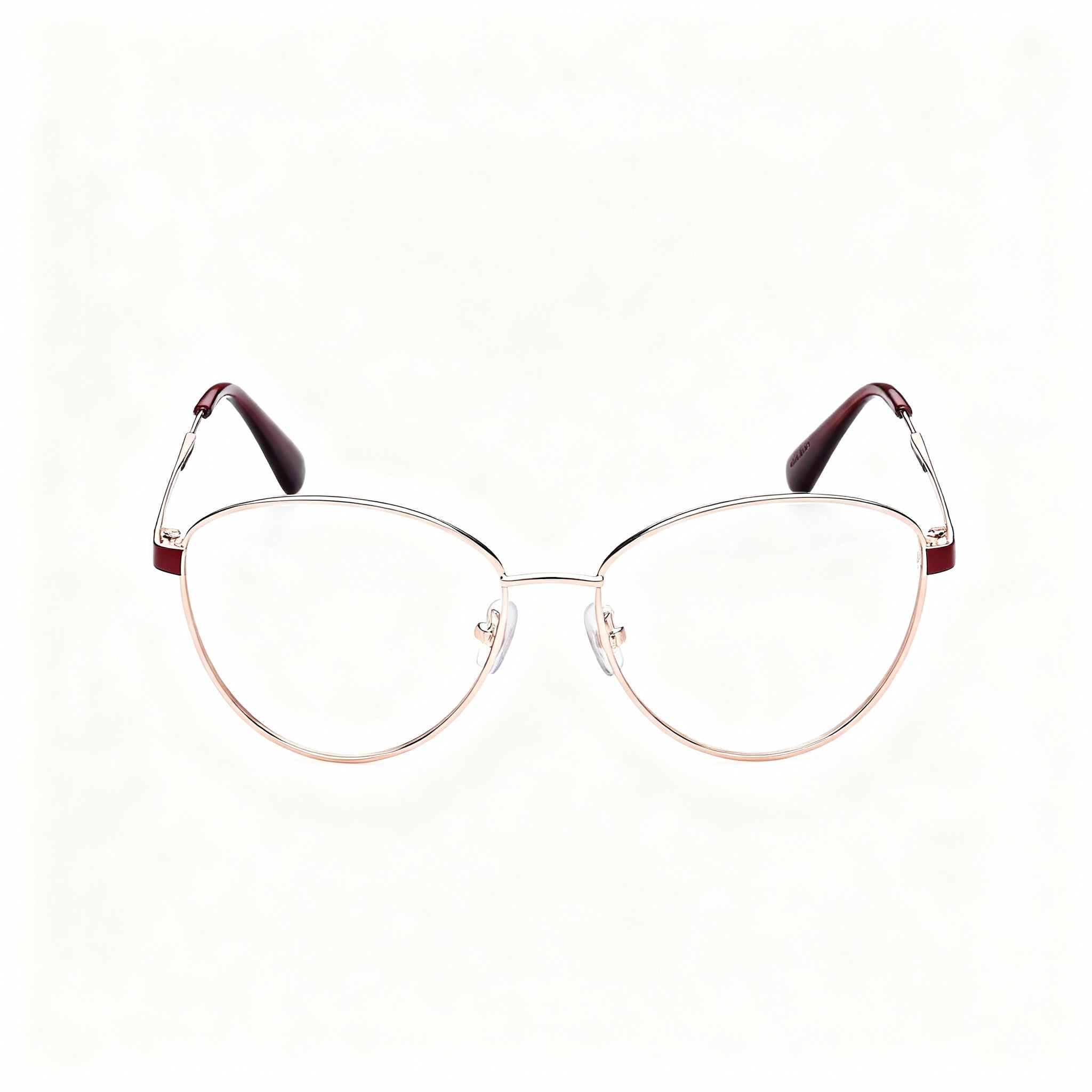 Max & Co. MO5006 Rose Gold Oval Eyeglasses for Women, Metal 54mm, Photo 2