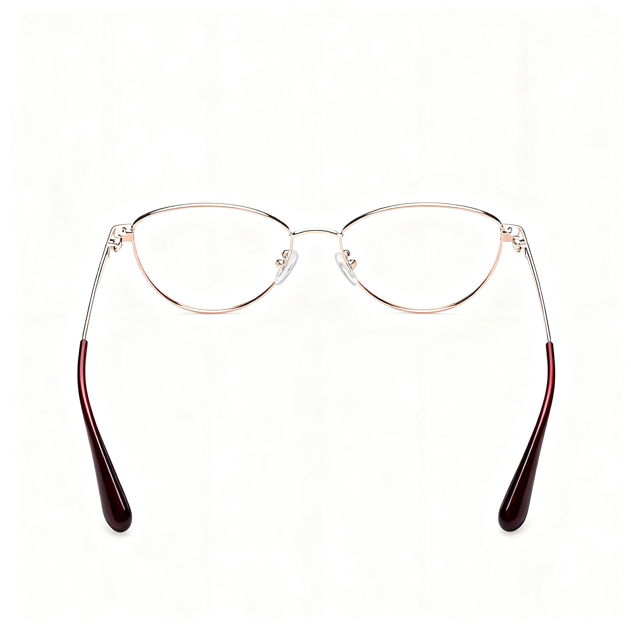 Max & Co. MO5006 Rose Gold Oval Eyeglasses for Women, Metal 54mm, Photo 3
