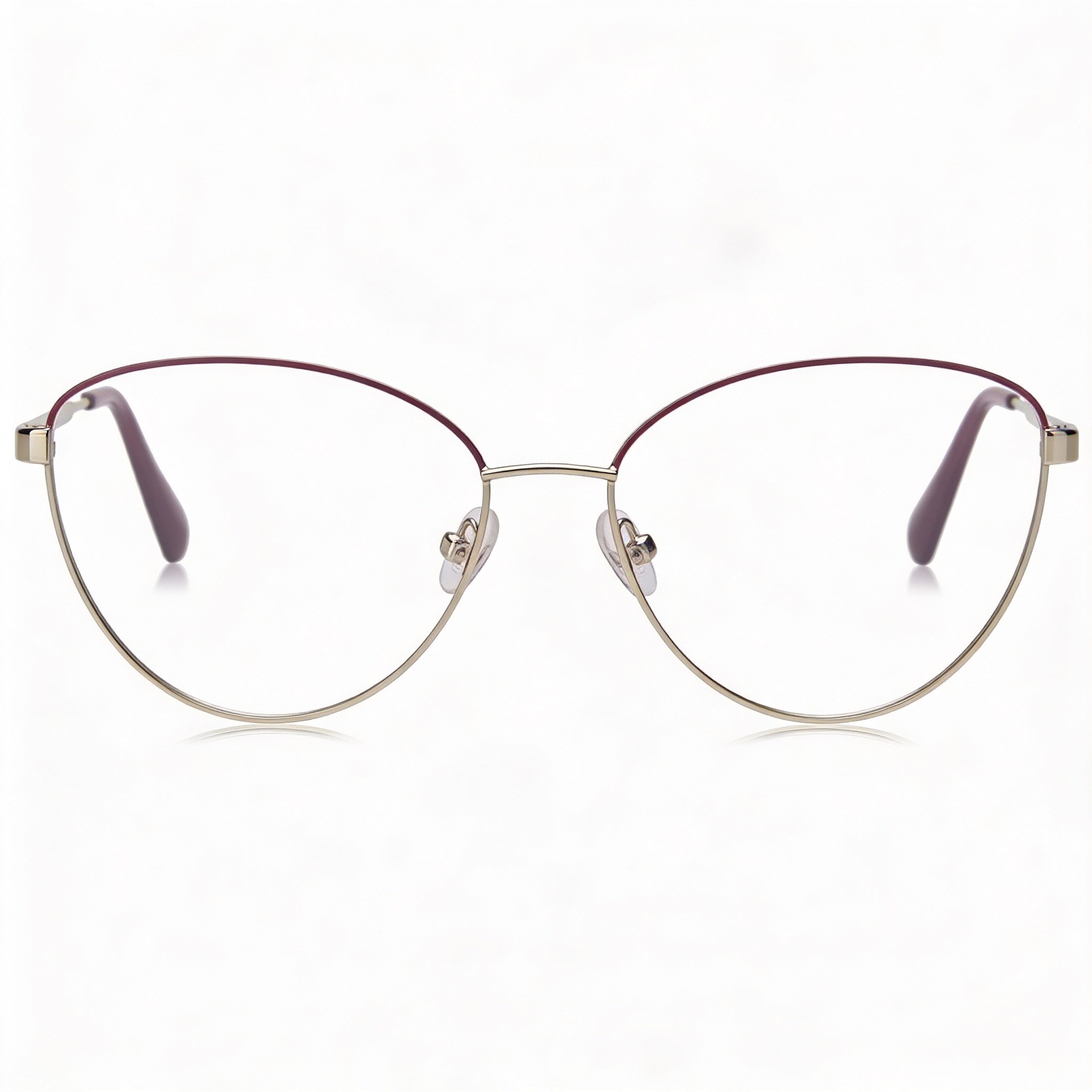 Max & Co. MO5006 Gafas de ojo de gato paladio para mujer, metal 54mm, Photo 2