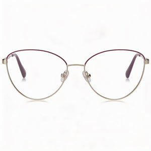 Max & Co. MO5006 Cat Eye Eyeglasses for Women — front view, Metal