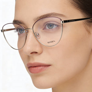 Max & Co. MO5006 Silver Eyeglasses Women — lifestyle wear, office and reading