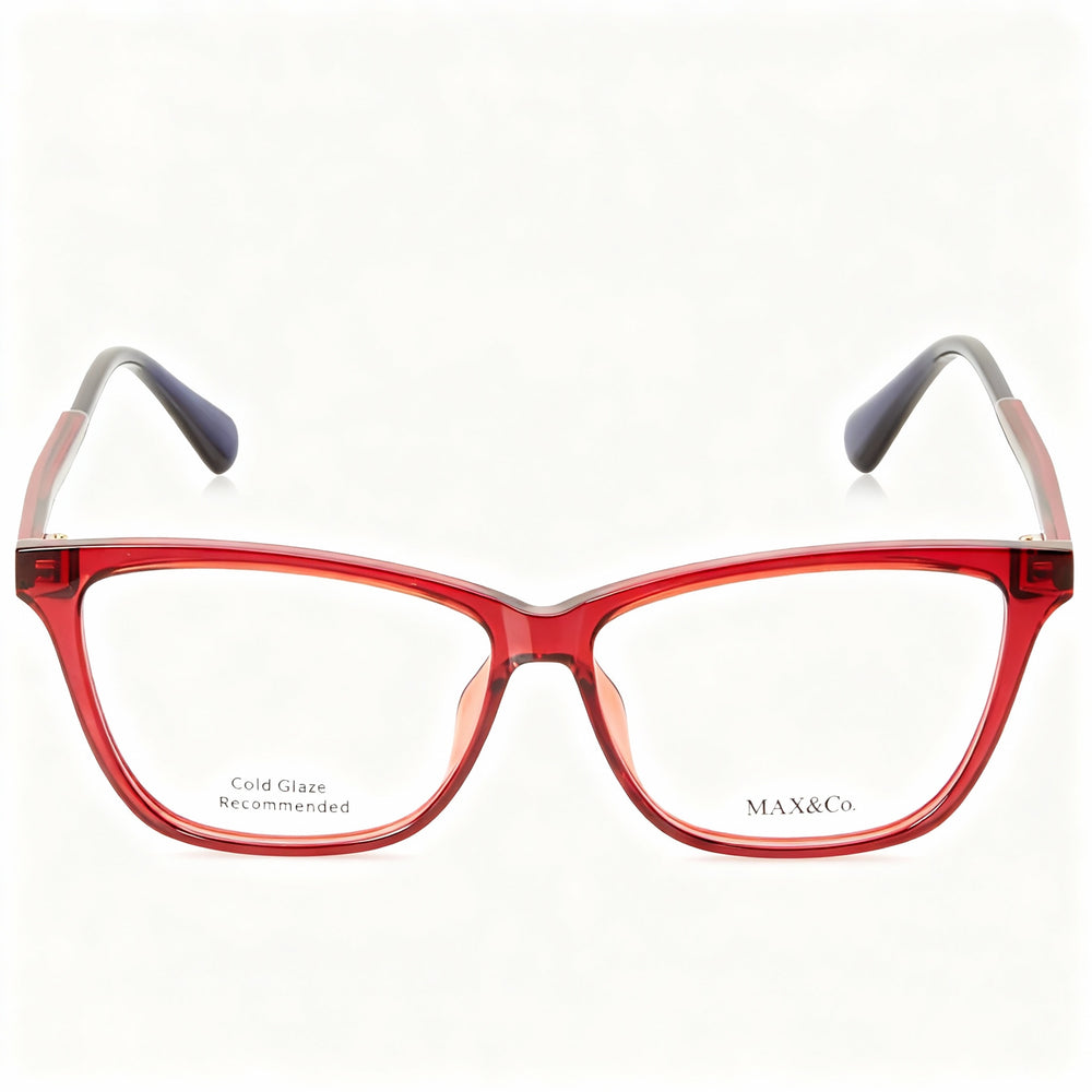 Max & Co. MO5038 Rectangle Eyeglasses for Women — front view, Injected
