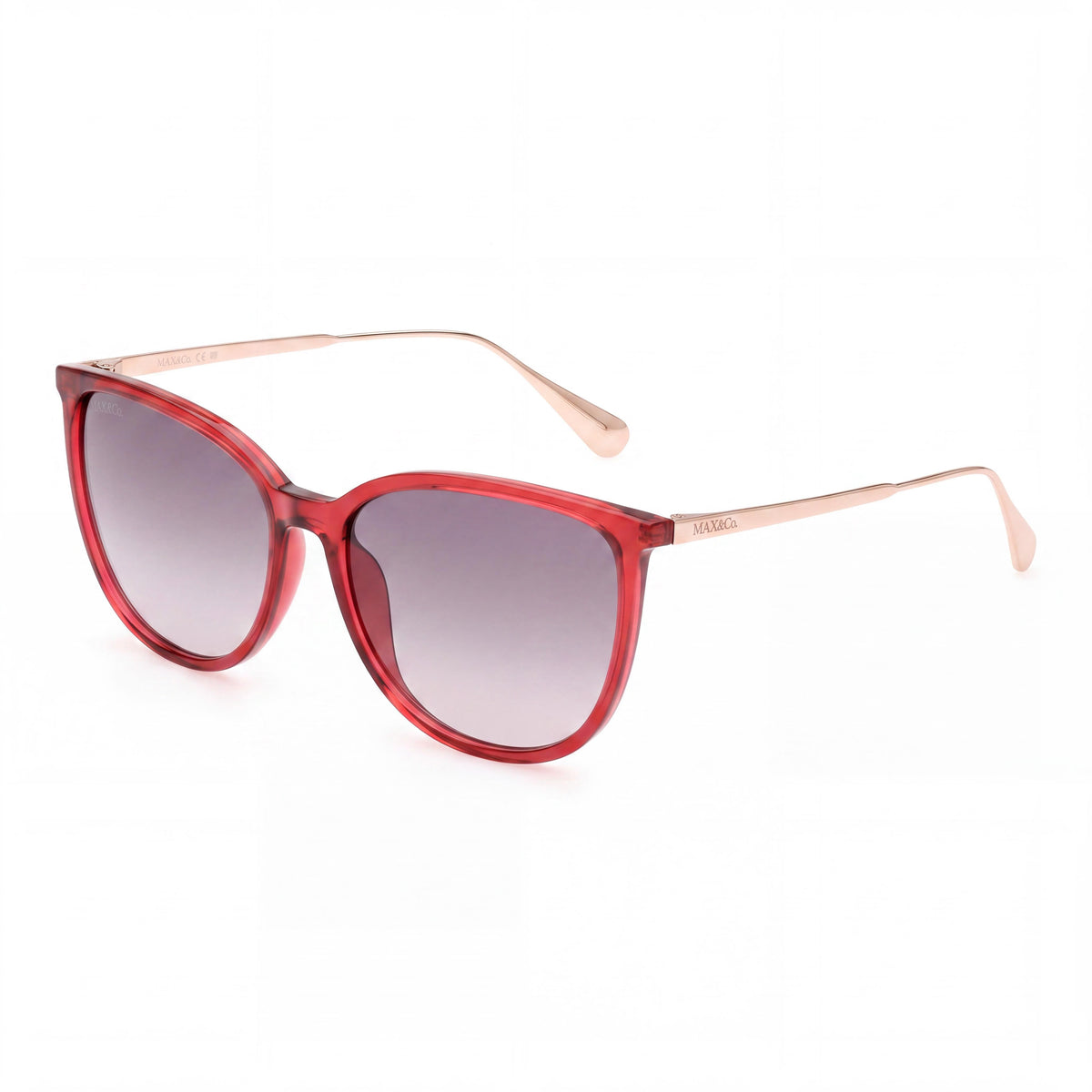 Gafas de sol Max & Co. MO0078 estilo ojo de gato para mujer, color dorado, 57mm, Photo 1
