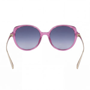 Max & Co. MO0088 Oval Sunglasses Women — side view, Non-Polarized Blue lens