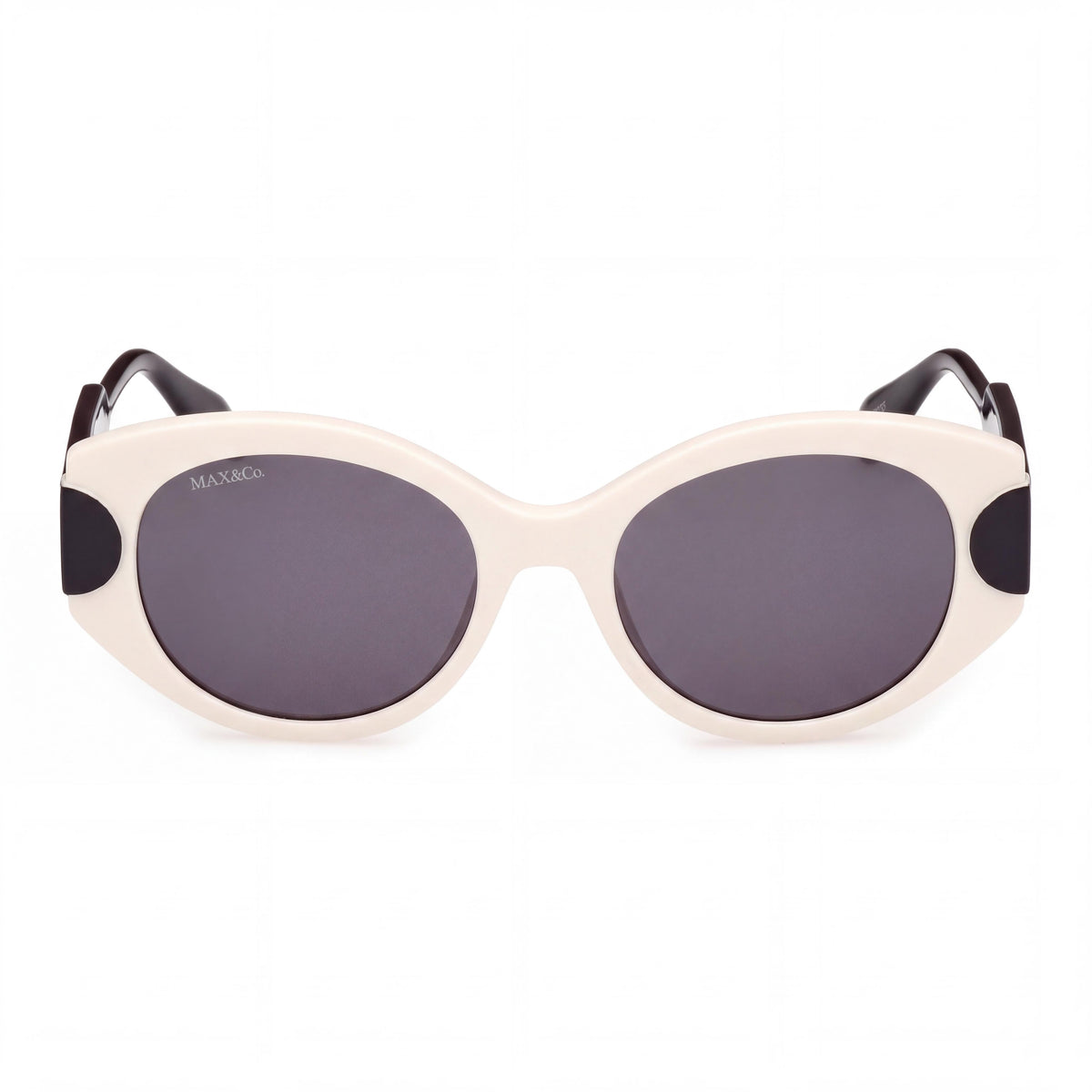 Gafas de sol ovaladas para mujer Max & Co. Mo0108 en marfil brillante, 51 mm, Photo 2