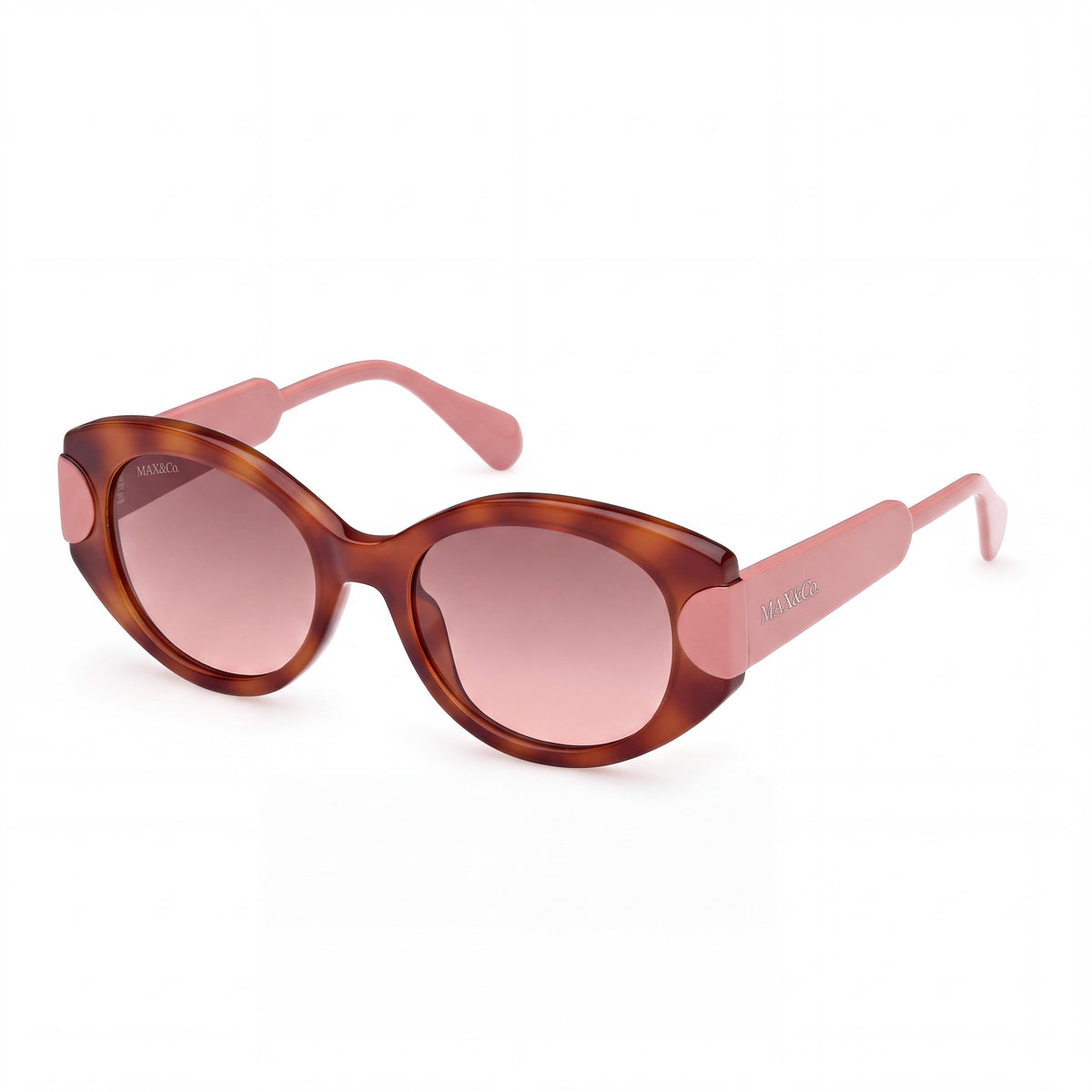 Gafas de sol ovaladas para mujer Max & Co. Mo0108, color habana oscuro, 51 mm, Photo 1