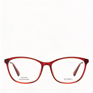 Max & Co. MO5083 Rectangle Eyeglasses for Women — front view, Injected