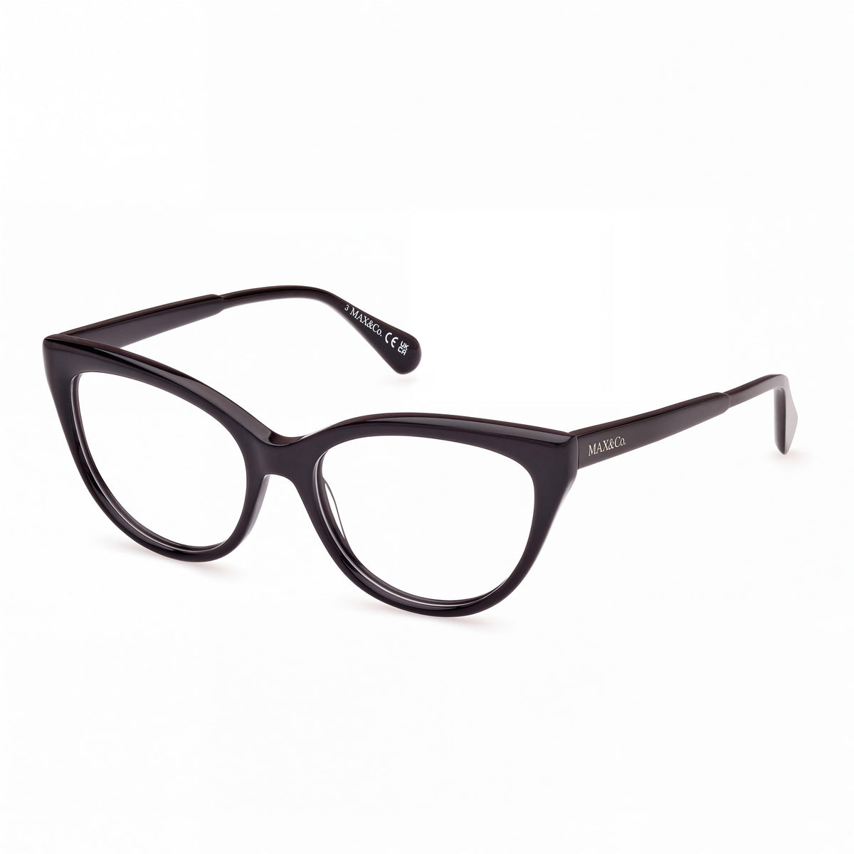 Gafas para mujer Max & Co. Mo5131 Cat Eye en negro brillante, 53 mm, Photo 1