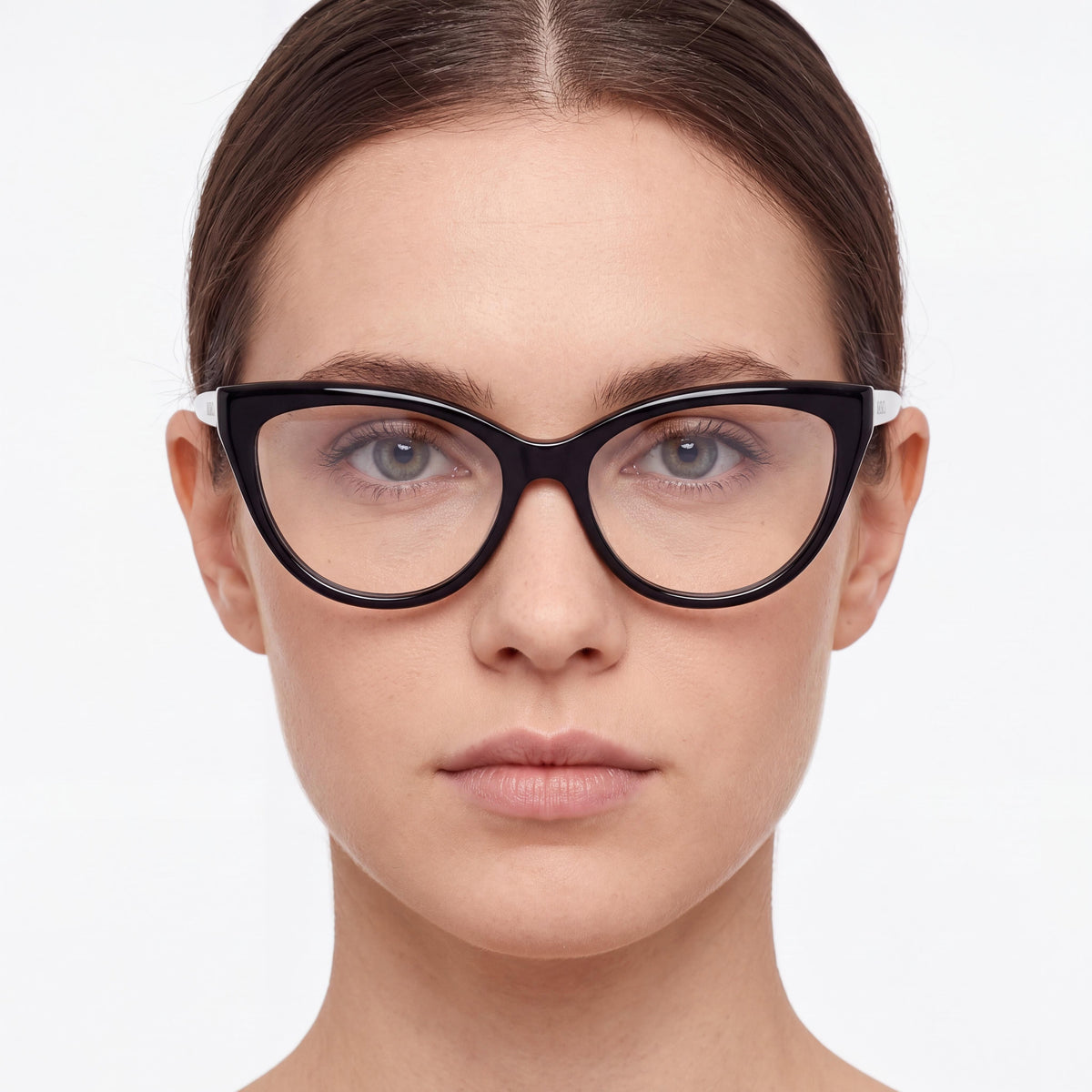 Gafas para mujer Max & Co. Mo5131 Cat Eye en negro brillante, 53 mm, Photo 4