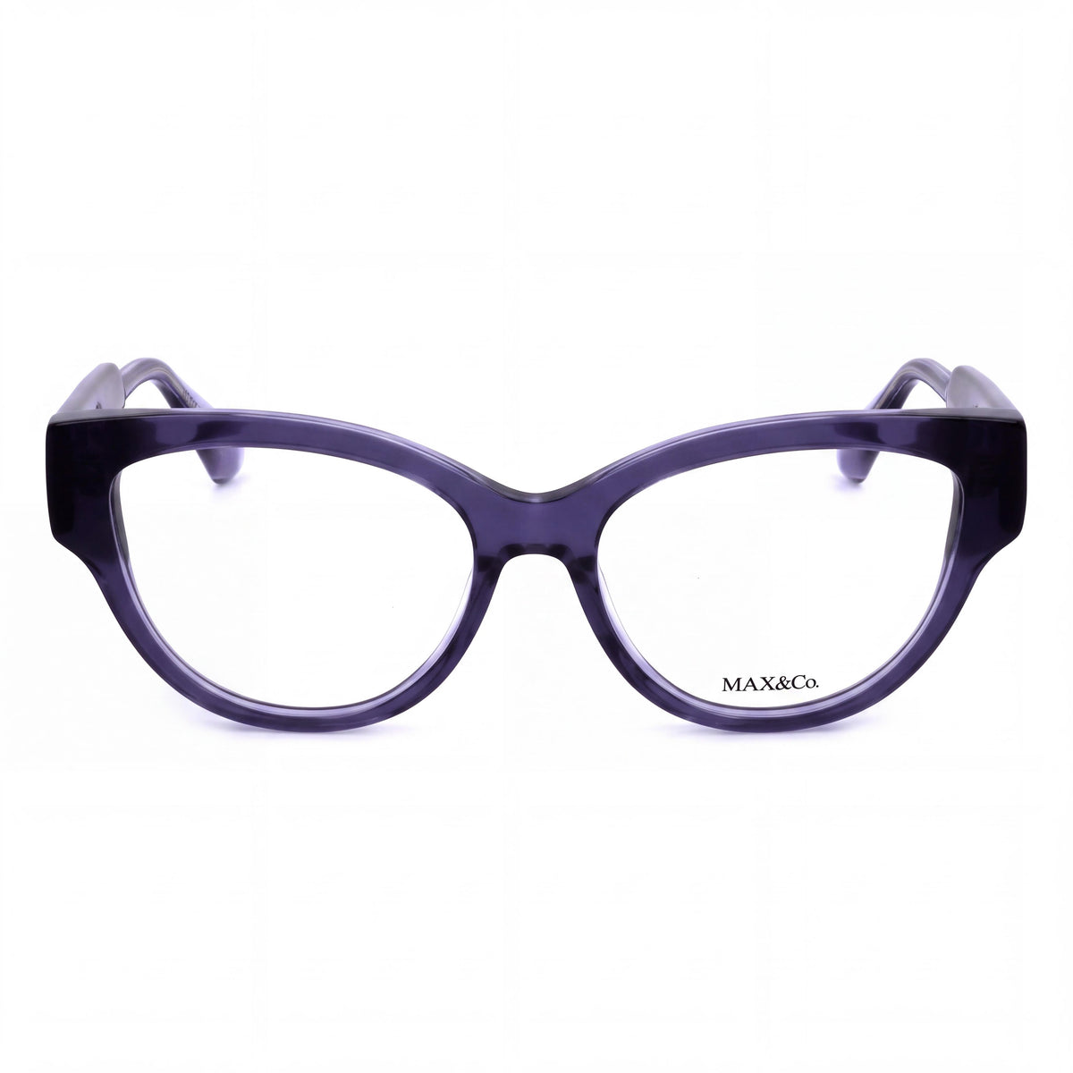 Gafas graduadas casuales para mujer Max&Co. Mo5141 con montura de acetato violeta y lentes transparentes 53/16/140, Photo 2
