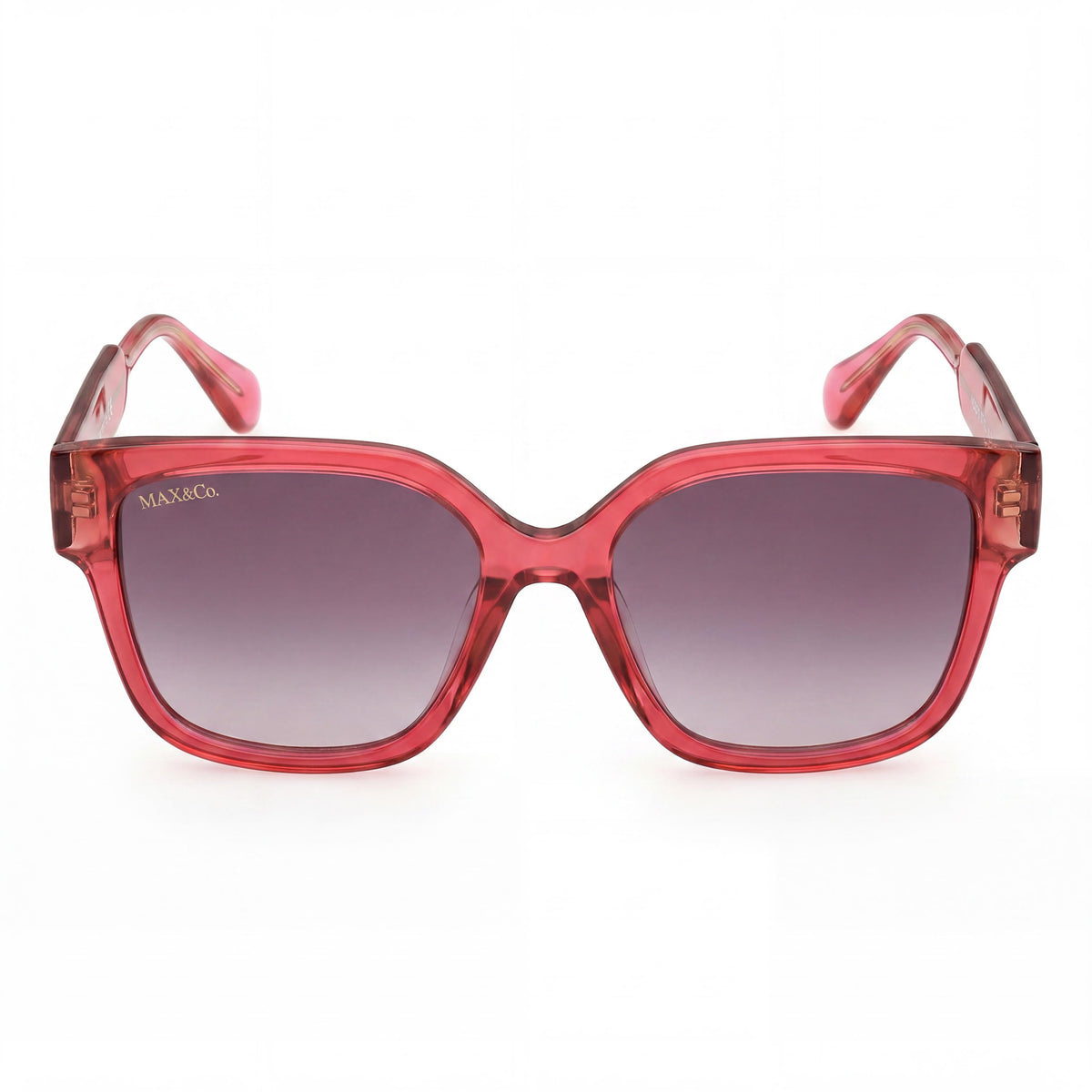 Max & Co. Modern Roze Rectangle Sunglasses for Women, 55mm, Photo 2
