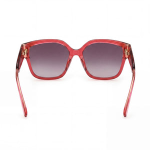 Max & Co. Modern Rectangle Sunglasses for Women — interior view, Non-Polarized lens detail