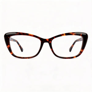 MaxMara Casual Cat Eye Eyeglasses for Women — front view, Plastic