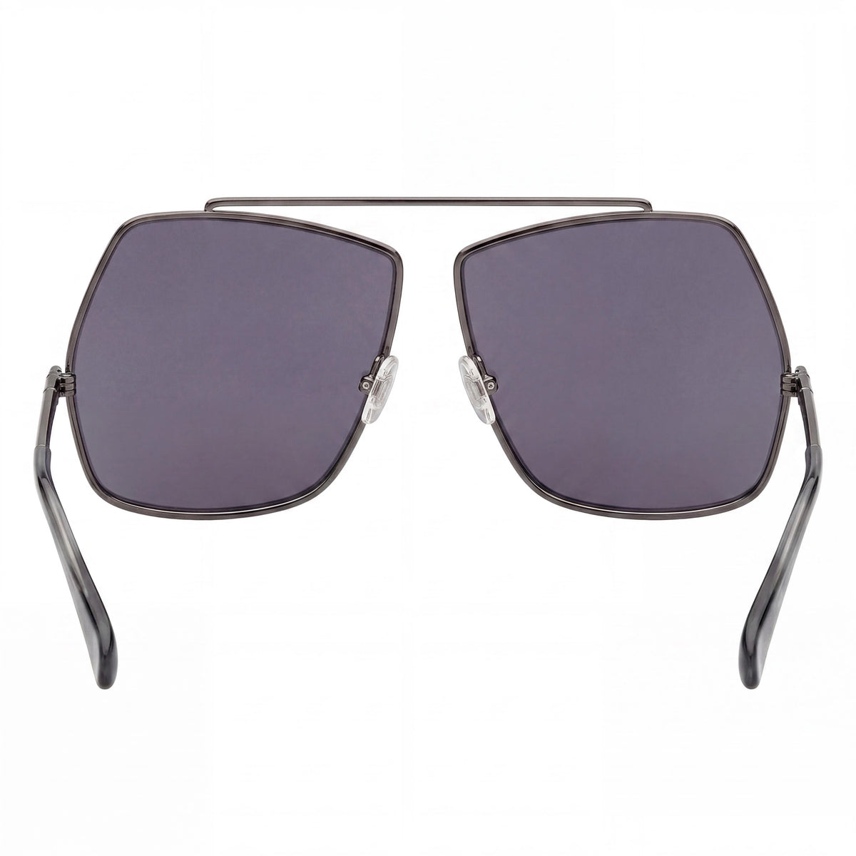 MaxMara Classic Silver Aviator Sunglasses for Women, 64mm, Photo 3