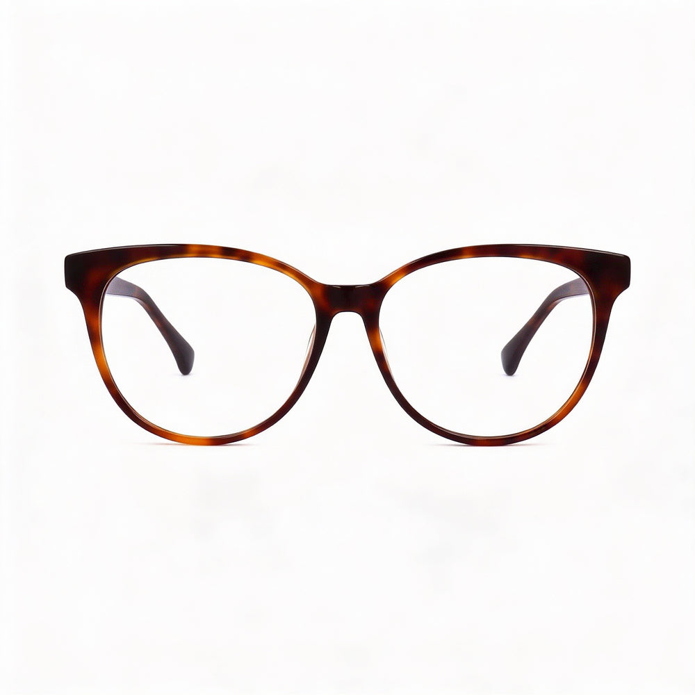 MaxMara Oval Eyeglasses for Women — front view, Plastic