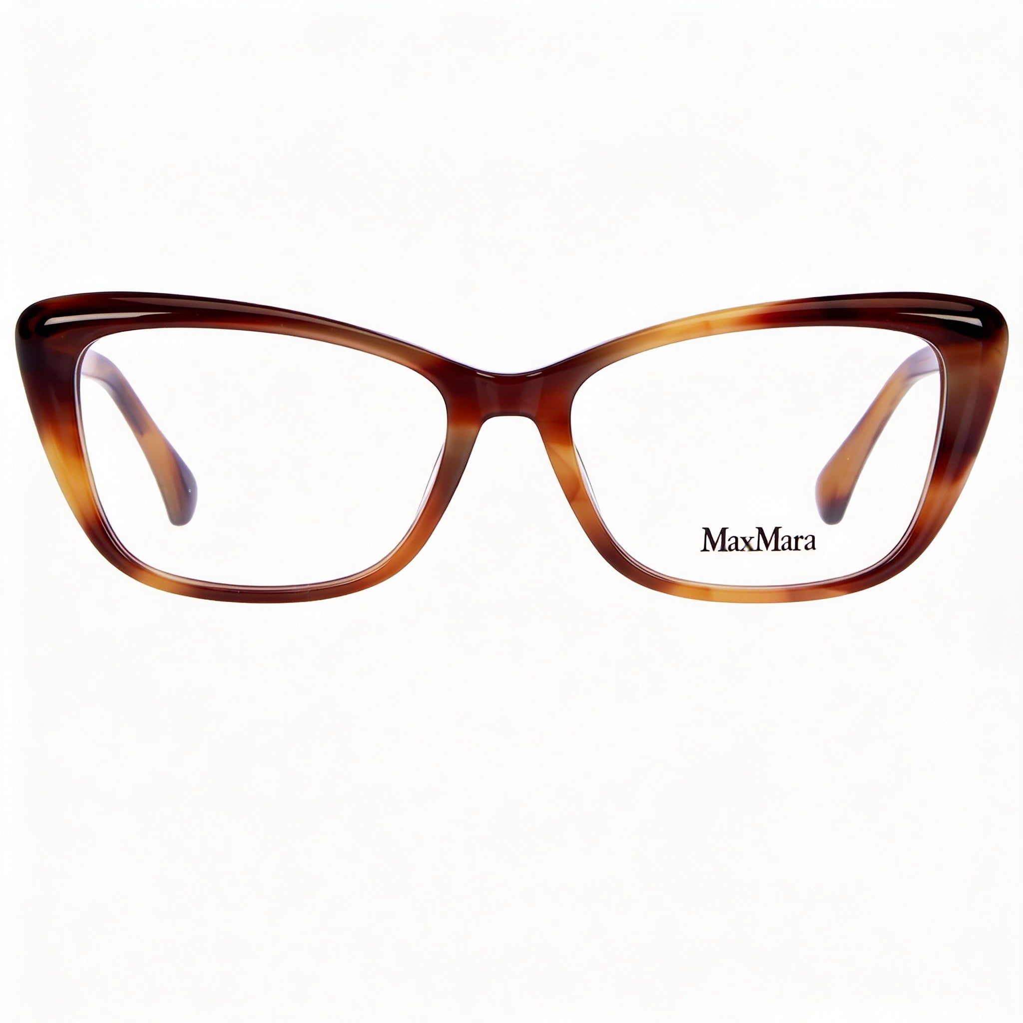 MaxMara Brown Rectangle Eyeglasses for Women, Plastic, Photo 2