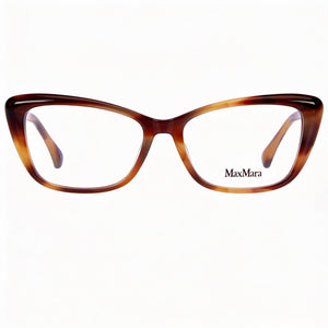 MaxMara Rectangle Eyeglasses for Women — front view, Plastic