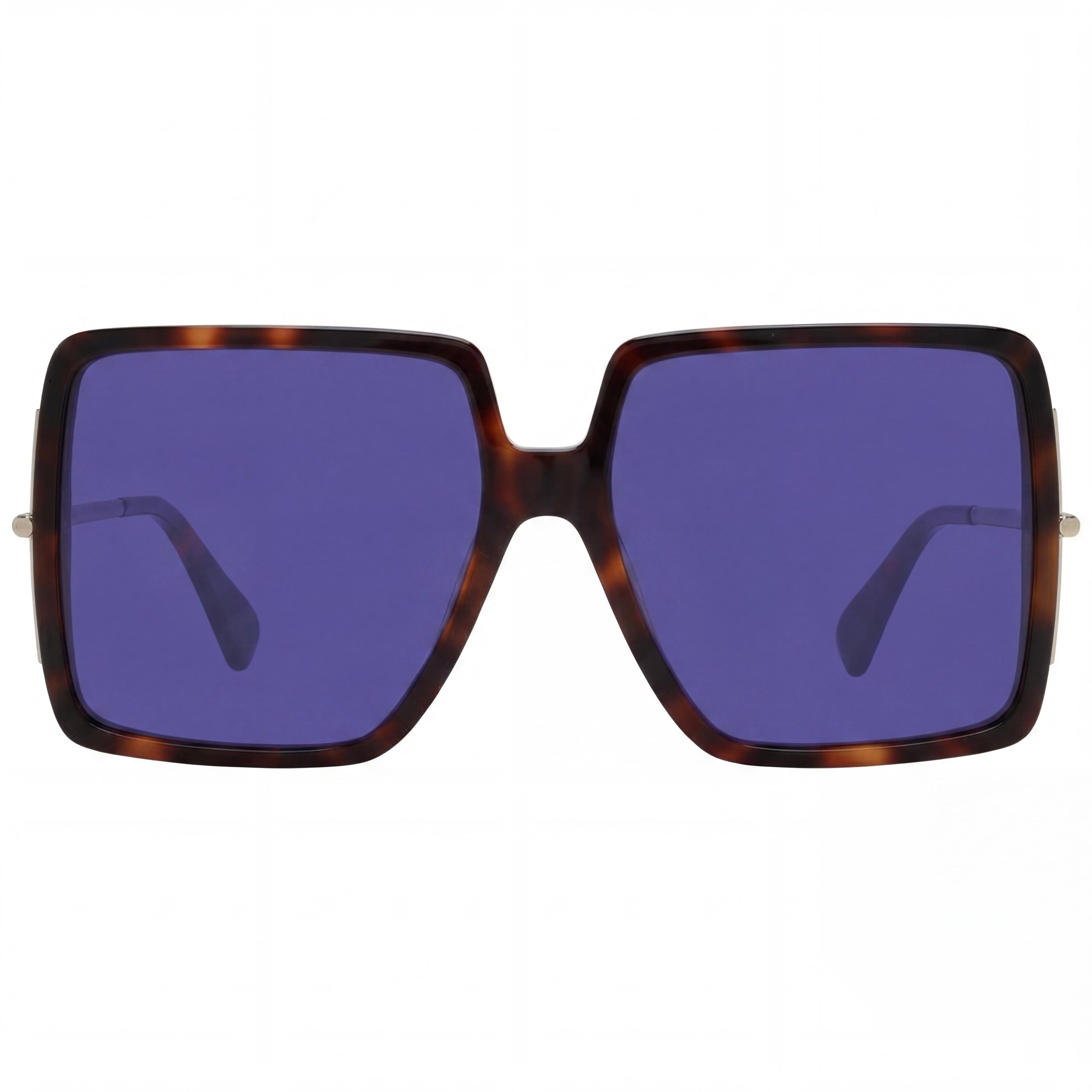 Gafas de sol MaxMara Classic para mujer, montura de plástico, lentes color marrón habano oscuro, sin polarizar, protección UV, 58 mm, Photo 2